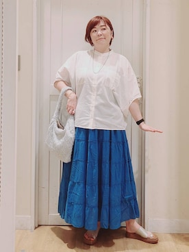 さかもってぃさん（レディース・164cm）の夏コーディネート