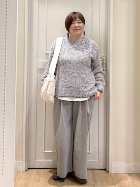 「studio CLIP（スタディオクリップ）のアイテム」を使った、さかもってぃさん（レディース・163cm）の秋コーディネート