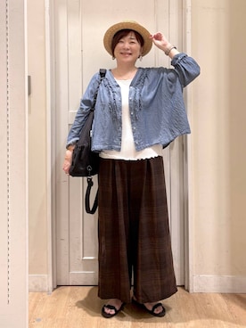 さかもってぃさん（レディース・163cm・40代）の夏コーディネート