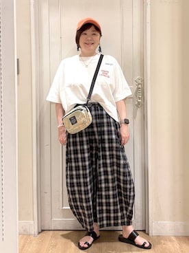 さかもってぃさん(レディース・163cm)の春コーディネート