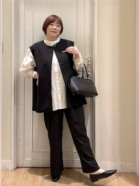 さかもってぃさん(レディース・163cm)の冬コーディネート