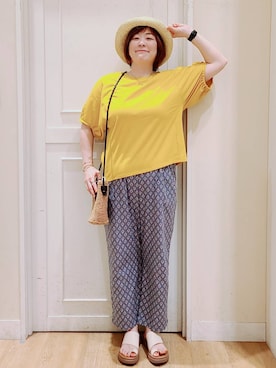 さかもってぃさん（レディース・164cm）の夏コーディネート