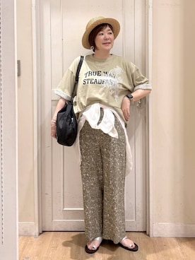 さかもってぃさん(レディース・163cm)の春コーディネート