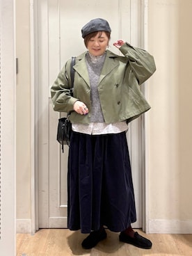 さかもってぃさん(レディース・163cm)の秋コーディネート