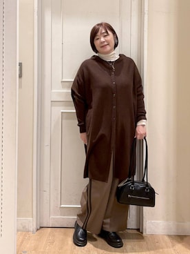 「アイテム（ワンピース/ドレス）」を使った、さかもってぃさん（レディース・163cm・40代）の冬コーディネート