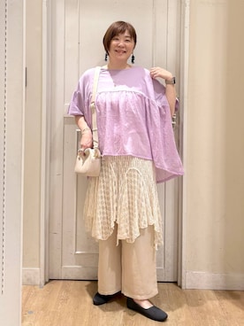 さかもってぃさん（レディース・163cm）の春コーディネート