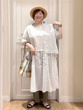 さかもってぃさん(レディース・163cm)の夏コーディネート