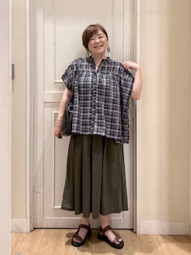 さかもってぃさん（レディース・163cm）の夏コーディネート