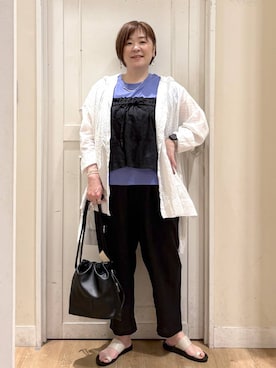 さかもってぃさん(レディース・163cm)の春コーディネート