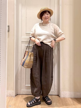 さかもってぃさん(レディース・163cm)の夏コーディネート