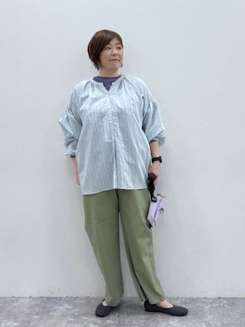 さかもってぃさん（レディース・163cm・40代）の春コーディネート