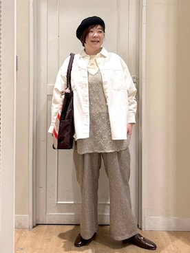 さかもってぃさん（レディース・163cm）の冬コーディネート