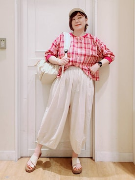 さかもってぃさん（レディース・164cm）の夏コーディネート