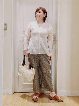 さかもってぃさん（レディース・164cm）の夏コーディネート