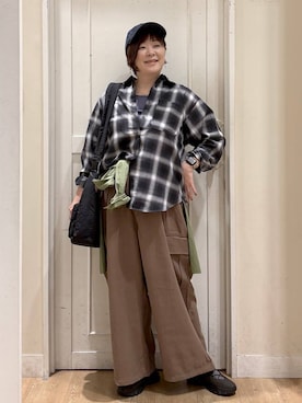 さかもってぃさん（レディース・163cm・40代）の秋コーディネート