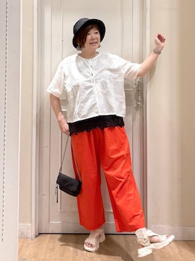 「アイテム（財布/小物）」を使った、さかもってぃさん（レディース・163cm）の夏コーディネート