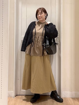 さかもってぃさん（レディース・163cm）の冬コーディネート