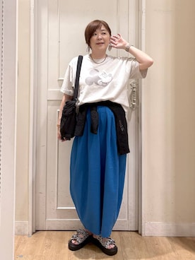 さかもってぃさん（レディース・163cm・40代）の夏コーディネート