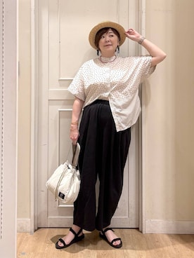 さかもってぃさん（レディース・163cm）の夏コーディネート