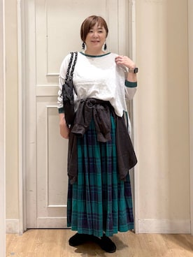 さかもってぃさん（レディース・163cm）の秋コーディネート