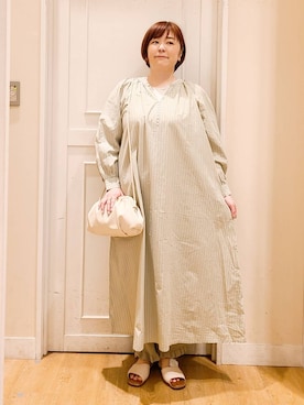 「アイテム（ワンピース/ドレス）」を使った、さかもってぃさん（レディース・164cm・40代）の春コーディネート