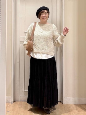 さかもってぃさん（レディース・163cm）の冬コーディネート