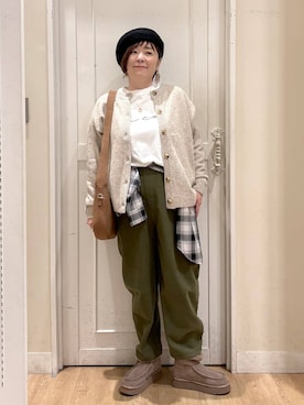 さかもってぃさん（レディース・163cm）の冬コーディネート