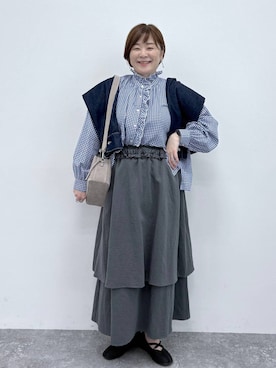 さかもってぃさん（レディース・163cm）の春コーディネート