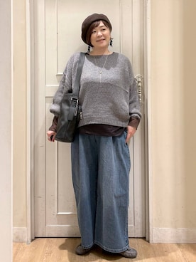 さかもってぃさん（レディース・163cm・40代）の秋コーディネート