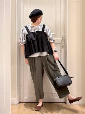 さかもってぃさん（レディース・163cm）の春コーディネート