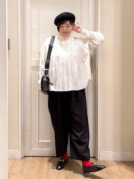 さかもってぃさん（レディース・163cm）の冬コーディネート