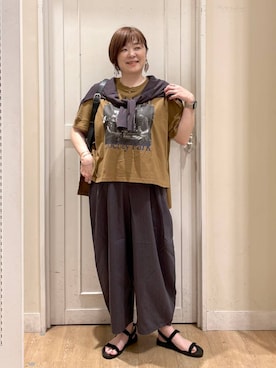 さかもってぃさん（レディース・163cm）の夏コーディネート