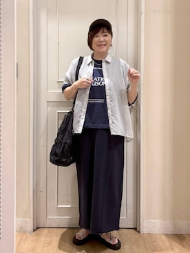 さかもってぃさん(レディース・163cm)の夏コーディネート