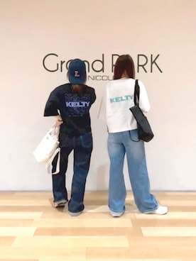「KELTY別注」｜Grand PARK WOMENSさん（レディース・160cm）の夏コーディネート