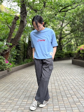 「DISCUS（ディスカス）のアイテム」を使った、Grand PARK WOMENSさん（レディース・163cm）の春コーディネート
