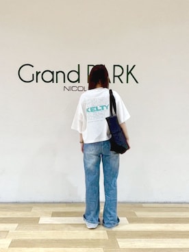「KELTY別注」｜Grand PARK WOMENSさん（レディース・159cm）の夏コーディネート