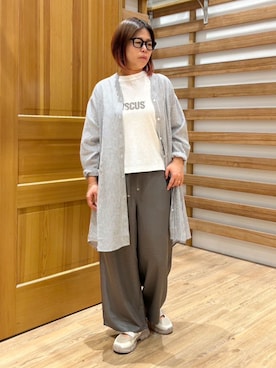 「DISCUS（ディスカス）のアイテム」を使った、Grand PARK WOMENSさん（レディース・164cm）の春コーディネート