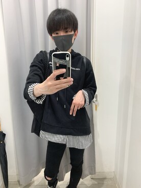 「ANDGEEBEE（アンジービー）のアイテム」を使った、ゆうさん（メンズ・168cm）の春コーディネート