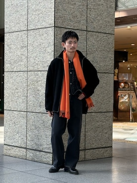 「アイテム（ジャケット/アウター）」を使った、くろおかさん（メンズ・170cm）の冬コーディネート