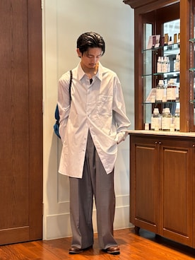 「アイテム（バックパック/リュック）」を使った、くろおかさん（メンズ・170cm・20代）の夏コーディネート