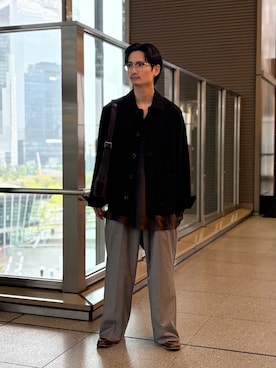 「LEMAIRE(ルメール)のアイテム」を使った、くろおかさん(メンズ・170cm)の秋コーディネート