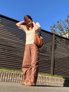 「ZARA（ザラ）のアイテム（ニット/セーター）」を使った、sanaekoさん（レディース・153cm）の秋コーディネート