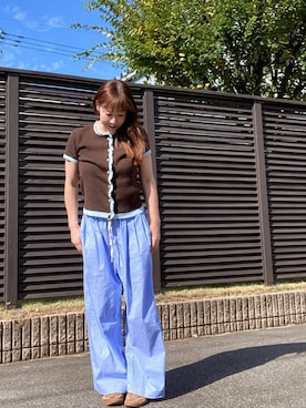 「ZARA（ザラ）のアイテム（ニット/セーター）」を使った、sanaekoさん（レディース・153cm）の秋コーディネート