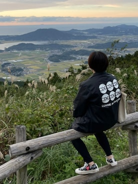 「CDG（シーディージー）のアイテム（ジャケット/アウター）」を使った、こんにちはさん（レディース・149cm）の秋コーディネート