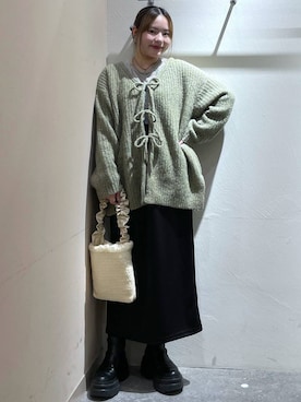「人気アイテムをチェック！」｜リンリンさん（レディース・156cm）の冬コーディネート