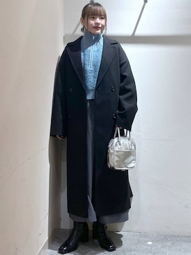 「アイテム（トレンチコート）」を使った、リンリンさん（レディース・156cm）の秋コーディネート