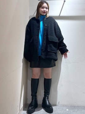 「人気アイテムをチェック！」｜リンリンさん（レディース・156cm）の冬コーディネート
