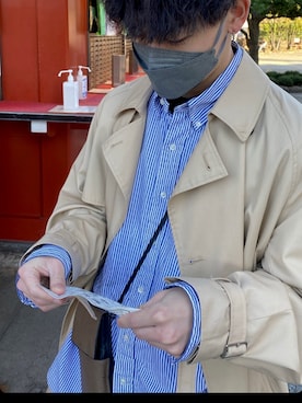 「MACKINTOSH PHILOSOPHY（ﾏｯｷﾝﾄｯｼｭ ﾌｨﾛｿﾌｨｰ）のアイテム」を使った、kohmonoさん（メンズ・170cm）の春コーディネート