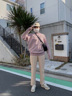 「buddy（バディ）のアイテム」を使った、wakacchaさん（レディース・162cm）の冬コーディネート