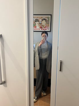 「CHAROL（シャロル）のアイテム」を使った、wakacchaさん（レディース・163cm）の冬コーディネート